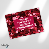 I Like You A Lot | Postcard